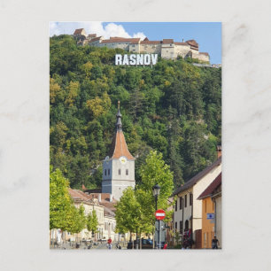 Carte postale vue panoramique de Rasnov