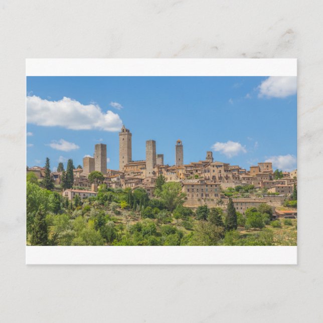 Carte Postale Vue panoramique de San Gimignano Toscane Italie (Devant)