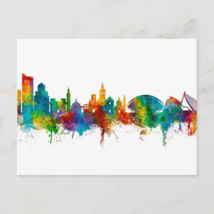 Carte Postale Vue panoramique de Valence Espagne