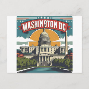 Carte Postale Vue panoramique de Washington DC