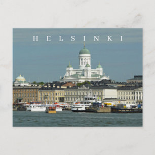 Carte postale vue panoramique Helsinki