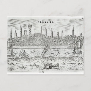 Carte Postale Vue panoramique sur Ferrara