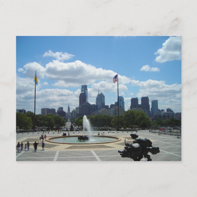 Carte Postale Vue Philadelphie (Devant)