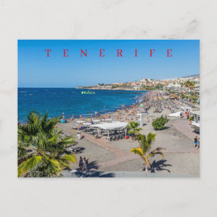 Carte postale vue plage Tenerife Torviscas