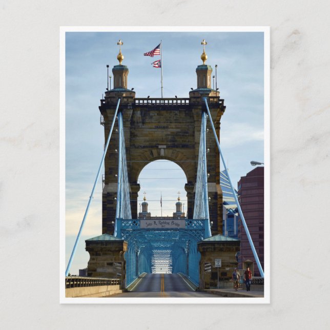 Carte Postale Vue Pont Vers Cincinnati (Devant)