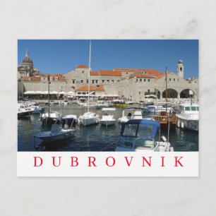 Carte postale vue port de Dubrovnik
