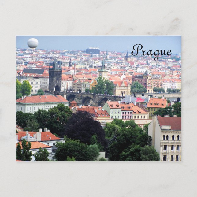 Carte Postale Vue Prague (Devant)