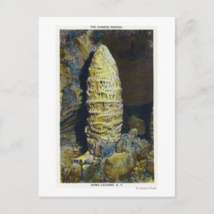 Carte Postale Vue rapprochée de la pagode chinoise