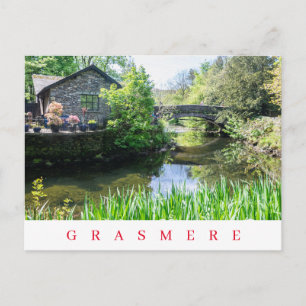 Carte postale vue rivière Grasmere Rothay