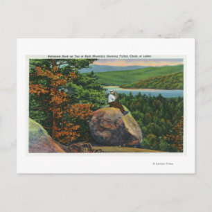 Carte Postale Vue rocheuse équilibrée de la chaîne Fulton des la