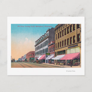 Carte Postale Vue sud de Elk StreetBellingham, WA