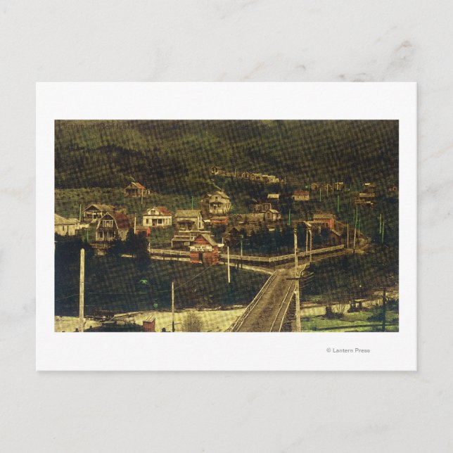 Carte Postale Vue sud de la partie du district de résidence (Devant)