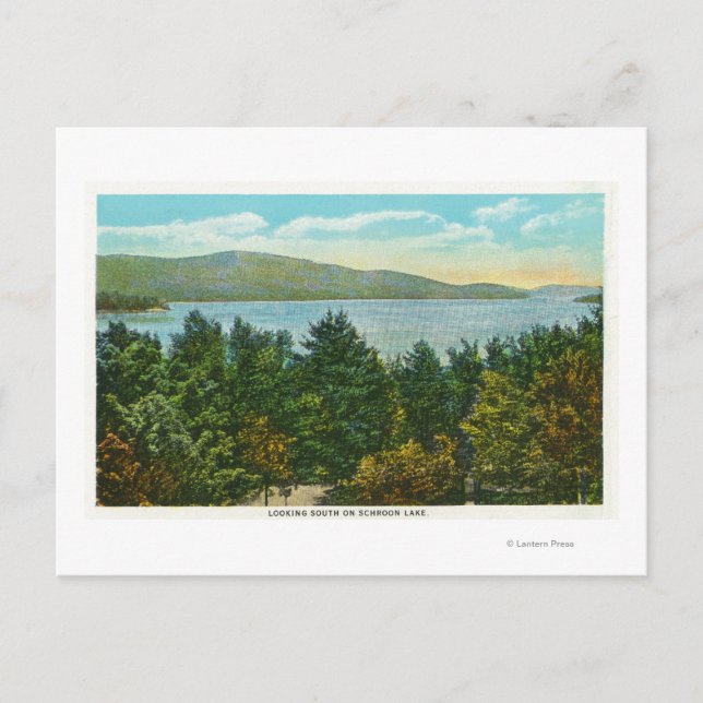 Carte Postale Vue sud du lac (Devant)