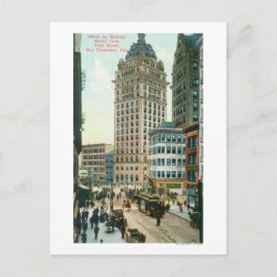 Carte Postale Vue sud sur la rue Kearny depuis la rue Post St