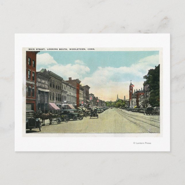 Carte Postale Vue Sud sur Main Street (Devant)