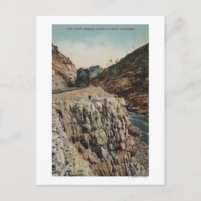 Carte Postale Vue sur Box Canon Train (Devant)