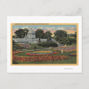 Carte Postale Vue sur Golden Gate Park & Conservatory