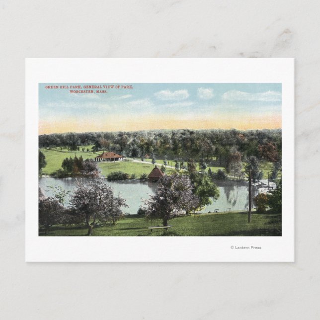 Carte Postale Vue sur Green Hill Park (Devant)