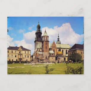 Carte Postale Vue sur la cathédrale de Wawel