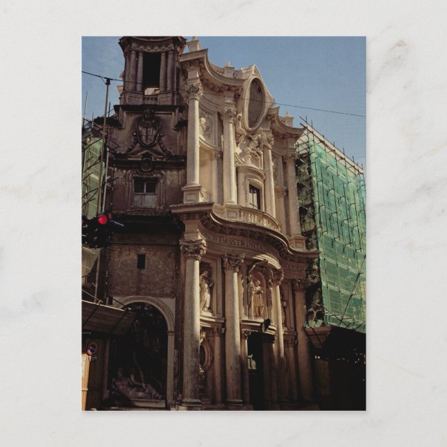 Carte Postale Vue sur la façade extérieure de l'� (Devant)