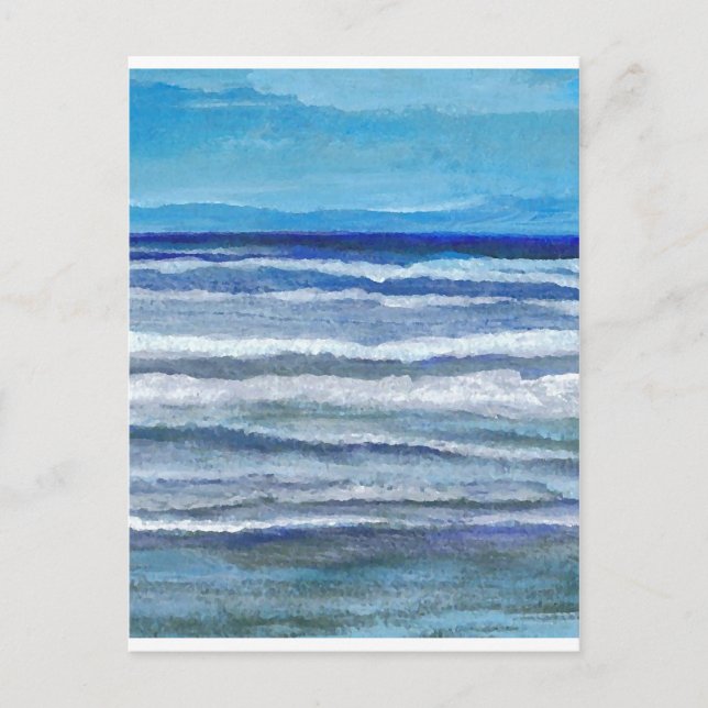 Carte Postale Vue sur la mer Ocean Art (Devant)
