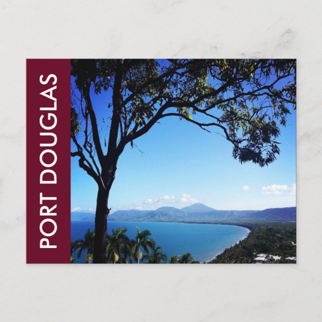Carte Postale vue sur la plage de port douglas (Devant)