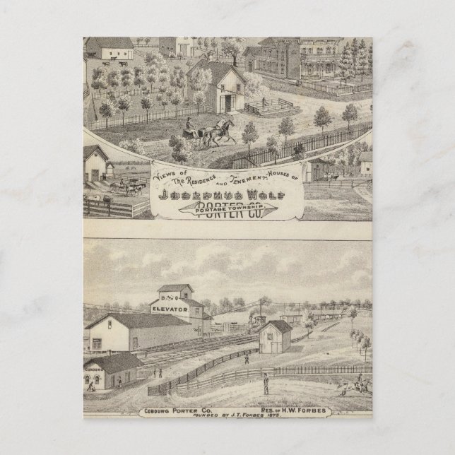 Carte Postale Vue sur la résidence Josephus Wolf (Devant)