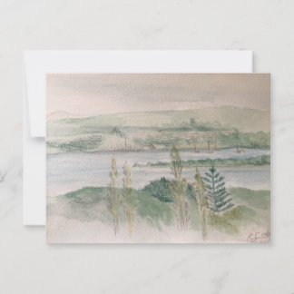 Carte Postale Vue sur la rivière