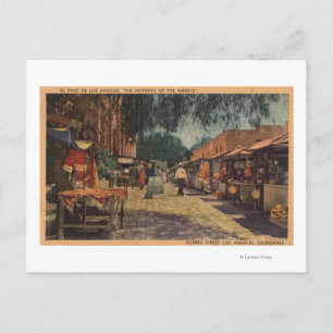 Carte Postale Vue sur la rue Olvera. (El Paso de Los Angeles)