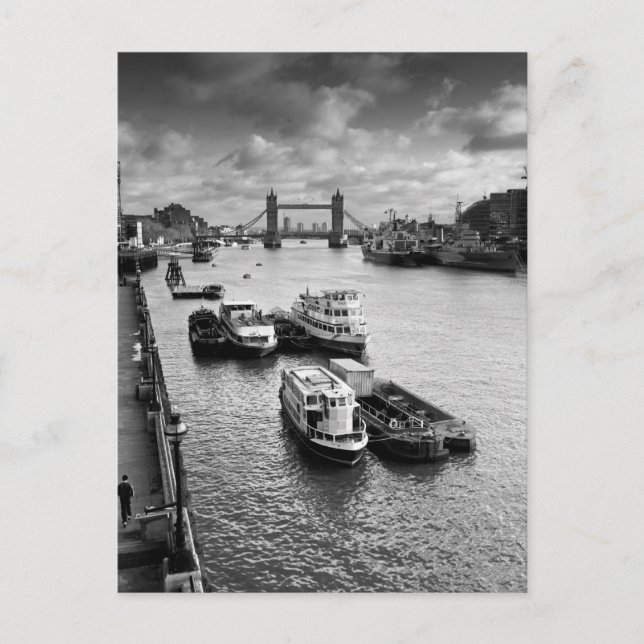 Carte Postale Vue sur la Tamise (Devant)