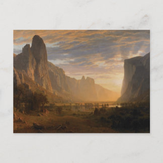 Carte Postale Vue sur la vallée de Yosemite