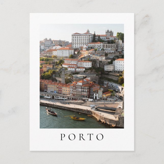 Carte Postale Vue sur la ville de Porto (Devant)