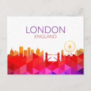 Carte Postale Vue sur la ville paysager   Londres, Angleterre