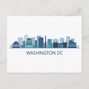 Carte Postale Vue sur la ville paysager   Washington D.C.
