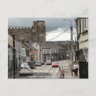 Carte Postale Vue sur le château de Carlow depuis Castle Street,