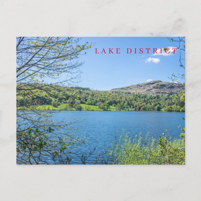Carte postale vue sur le lac Grasmere (Devant)