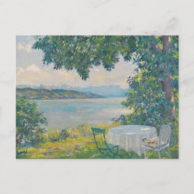 Carte Postale Vue sur le lac Starnberg | Edward Cucuel (Devant)
