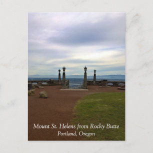 Carte Postale Vue sur le Mont St. Helens, Portland, Oregon Postc