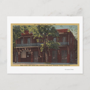 Carte Postale Vue sur le Old Fallon Hotel & Theater (1860)