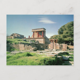 Carte Postale Vue sur le Palais de Knossos