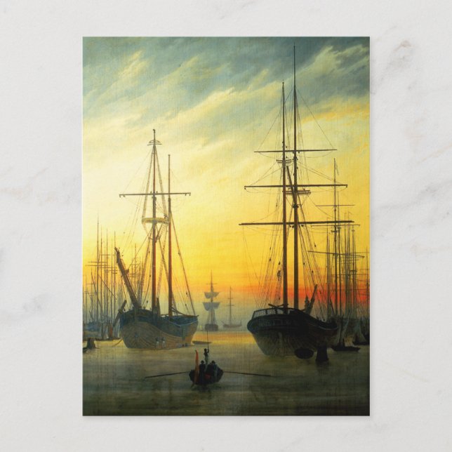 Carte Postale Vue sur le port - Friedrich (Devant)