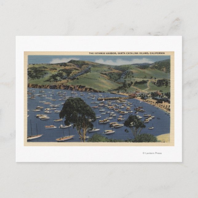 Carte Postale Vue sur le port Isthme (Devant)