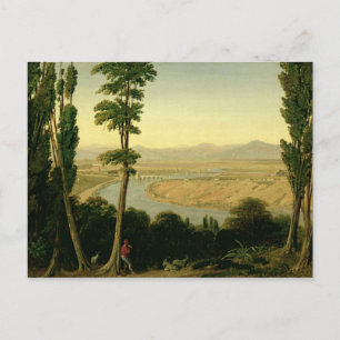 Carte Postale Vue sur le Tibre et la Campagne Romaine