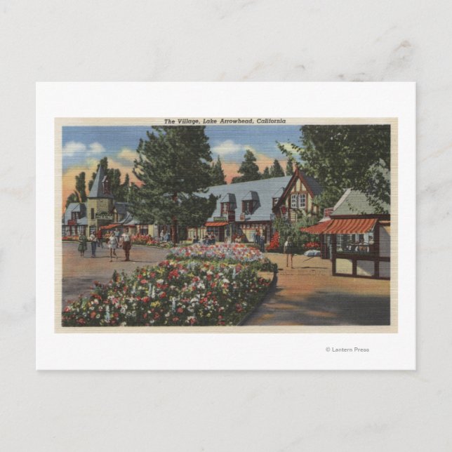 Carte Postale Vue sur le village (Devant)