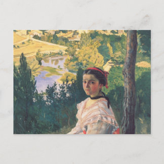 Carte Postale Vue sur le Village, Frederick Bazille