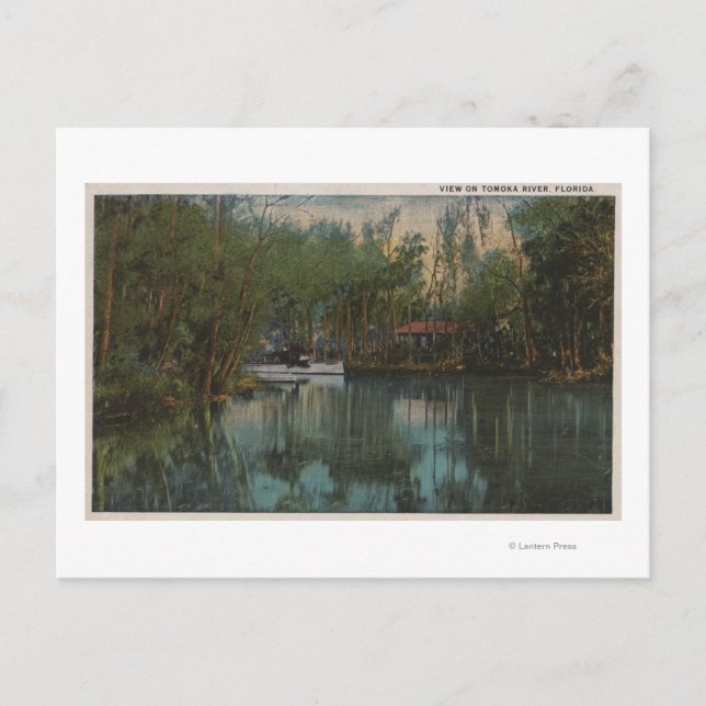 Carte Postale Vue sur l'eau de Tomoka River & Marsh, Floride (Devant)