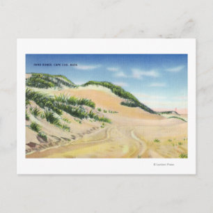 Carte Postale Vue sur les dunes de sable de Cape Cod