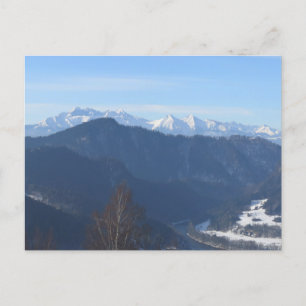 Carte Postale Vue sur les Tatras depuis Beskids