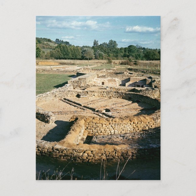 Carte Postale Vue sur les thermes (Devant)