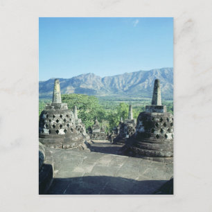Carte Postale Vue sur les trois terrasses circulaires